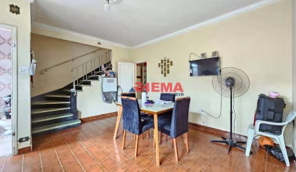Sobrado com 2 dormitórios à venda, 84 m² por R$ 430.000,00 - Vila Matias - Santos/SP