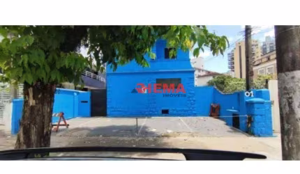 Sobrado com 4 dormitórios para alugar, 540 m² por R$ 40.000,02/mês - Gonzaga - Santos/SP