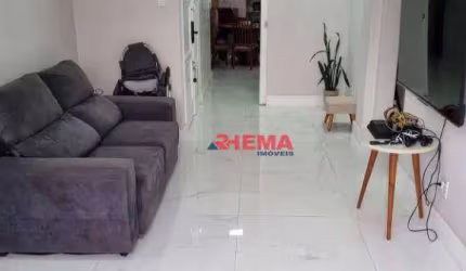 Apartamento com 2 dormitórios à venda, 87 m² por R$ 852.000,00 - Boqueirão - Santos/SP