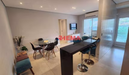 Apartamento com 2 dormitórios para alugar, 66 m² por R$ 6.500,02/mês - José Menino - Santos/SP