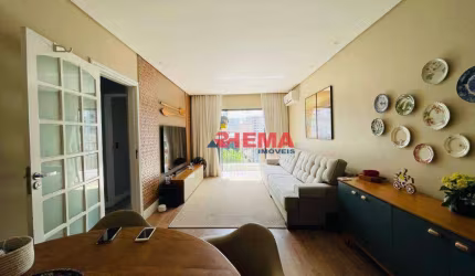 Apartamento com 2 dormitórios à venda, 97 m² por R$ 710.000,00 - Aparecida - Santos/SP