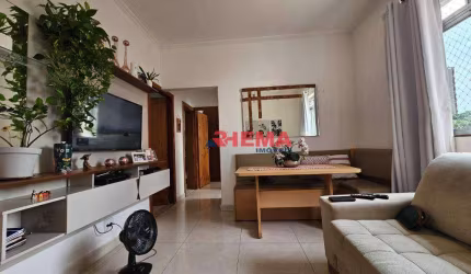 Apartamento com 2 dormitórios à venda, 50 m² por R$ 420.000,00 - Embaré - Santos/SP