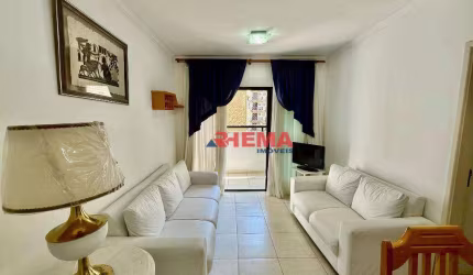 Apartamento com 2 dormitórios para alugar, 70 m² por R$ 4.546,08/mês - Pompéia - Santos/SP