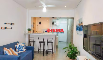 Apartamento com 1 dormitório à venda, 40 m² por R$ 360.000,00 - Boqueirão - Santos/SP