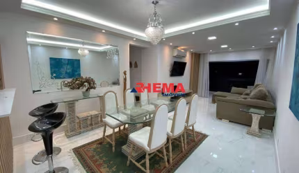 Apartamento com 2 dormitórios à venda, 120 m² por R$ 1.300.000,00 - Aparecida - Santos/SP