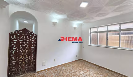 Apartamento com 3 dormitórios para alugar, 81 m² por R$ 3.716,00/mês - Encruzilhada - Santos/SP