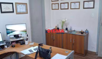 Conjunto comercial para alugar, 70 m² por R$ 1.700/mês - Centro - Santos/SP