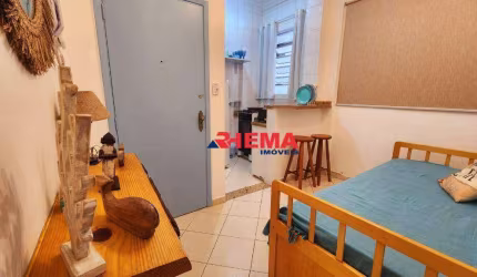 Apartamento com 1 dormitório para alugar, 42 m² por R$ 2.900,02/mês - Boqueirão - Santos/SP