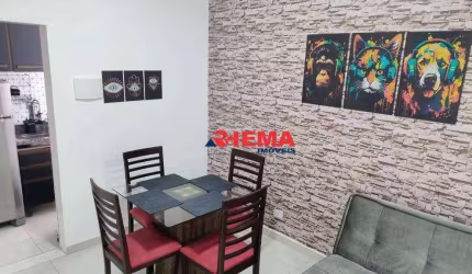 Apartamento com 2 dormitórios à venda, 50 m² por R$ 540.000,00 - Boqueirão - Santos/SP
