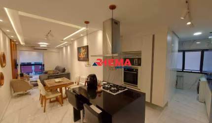 Apartamento com 3 dormitórios à venda, 94 m² por R$ 910.000,00 - Aparecida - Santos/SP
