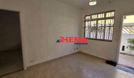 Casa com 2 dormitórios para alugar, 76 m² por R$ 4.000,00/mês - Aparecida - Santos/SP