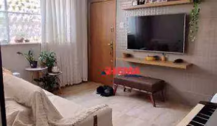 Apartamento com 2 dormitórios à venda, 73 m² por R$ 485.000,00 - Boqueirão - Santos/SP