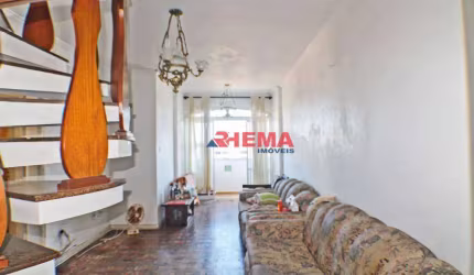 Cobertura com 3 dormitórios à venda, 200 m² por R$ 650.000,00 - Aparecida - Santos/SP