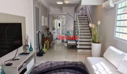 Casa com 4 dormitórios à venda, 261 m² por R$ 2.300.000,00 - Ponta da Praia - Santos/SP