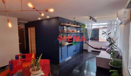 Apartamento com 2 dormitórios à venda, 70 m² por R$ 420.000,00 - Embaré - Santos/SP