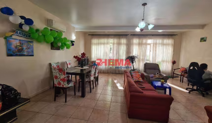 Sobrado com 3 dormitórios à venda, 161 m² por R$ 980.000,00 - Embaré - Santos/SP