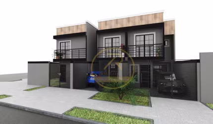 Sobrado com 2 dormitórios à venda, 57 m² por R$ 370.000 - Sítio Cercado - Curitiba/PR