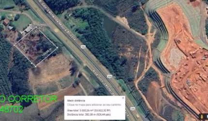 Terreno à venda na Rodovia BR386, km 392, Carapuça, Taquari por R$ 636.000