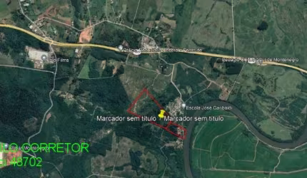 Terreno à venda na Porto Garibaldi, s/n, Pesqueiro, Montenegro, 193000 m2 por R$ 730.000