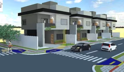 Sobrado com 3 dormitórios à venda, 84 m² por R$ 450.000,00 - Esmeralda - Cascavel/PR