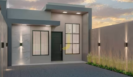 Casa com 3 casa à venda, 90 m² por R$ 475.000 - Verona - Cascavel/PR