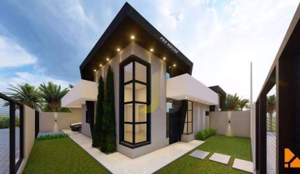 Casa com 1 Suíte + 2 dormitórios à venda, 98 m² por R$ 480.000 - Verona - Cascavel/PR