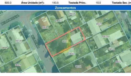 Terreno à venda, 600 m² por R$ 360.000 - Cascavel Velho - Cascavel/PR