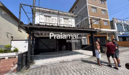 LOJA COMERCIAL TÉRREA AMPLA | 03 VAGAS + APARTAMENTO 02 DORMITÓRIOS | SÃO VICENTE - SP