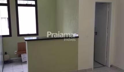 SALA COMERCIAL | 03 SALAS | 01 LAVABO | 85M² | 01 VAGA DE GARAGEM | GONZAGA - SANTOS.