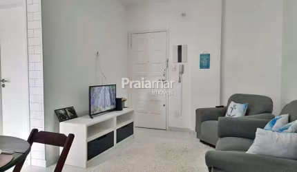 APARTAMENTO MOBILIADO 36 M² PARA ALUGAR EM SÃO VICENTE -