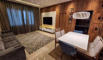 01 QUADRA PRAIA, BOQUEIRÃO|SANTOS, PORTEIRA FECHADA|SOBREPOSTA ALTA COM 3 DORMITÓRIOS