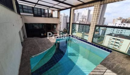 Cobertura duplex 3 Dormitórios/ 2 suítes/ 2 vagas/ 156 m²/ Vila Caiçara - Praia Grande