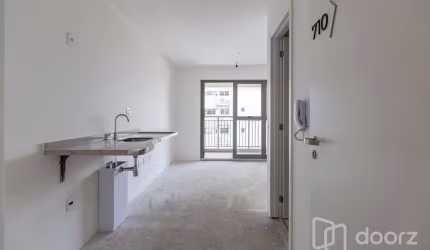 Apartamento com 1 quarto à venda na Avenida Chibarás, 75, Indianópolis, São Paulo, 24 m2 por R$ 340.000