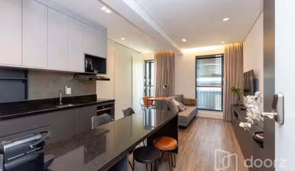 Apartamento com 1 quarto à venda na Avenida Jurucê, 194, Indianópolis, São Paulo, 41 m2 por R$ 860.000