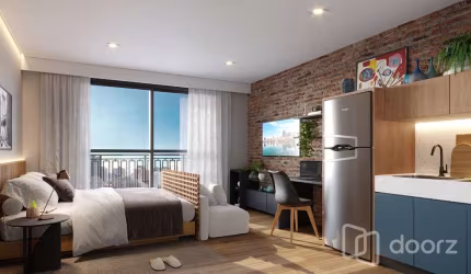 Apartamento com 1 quarto à venda na Rua João de Lacerda Soares, 90, Jardim das Acacias, São Paulo, 25 m2 por R$ 390.000