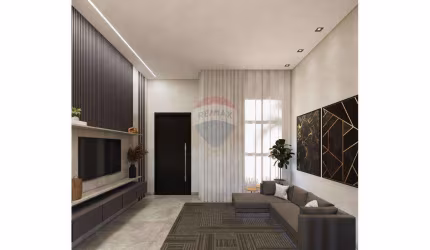 Casa térrea com 3 suítes Cozinha Lavabo, Piscina, área de lazer.