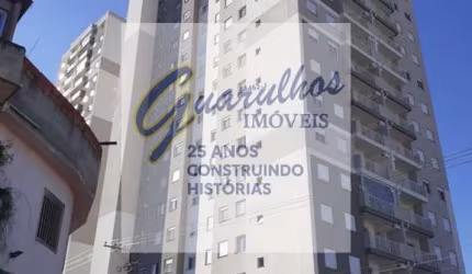 Lindo apto no Centro  da Vila Galvão  com 02 dormitórios, sala, cozinha,  banheiro  área de serviço,