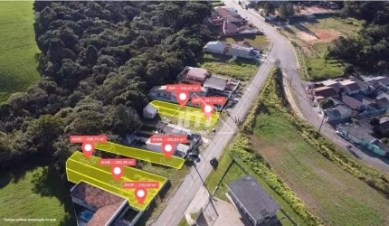 Lotes à venda no Bairro Campo do Meio -  Campo Largo/PR
