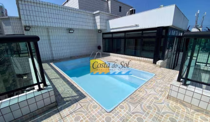Cobertura com 3 dormitórios à venda, 194 m² por R$ 1.500.000,00 - Canto do Forte - Praia Grande/SP