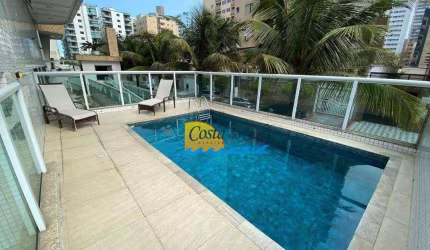 Apartamento com 2 dormitórios para alugar, 103 m² por R$ 4.500,00/mês - Tupi - Praia Grande/SP