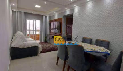 Apartamento com 2 dormitórios à venda, 78 m² por R$ 420.000,00 - Vila Assunção - Praia Grande/SP