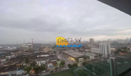 Apartamento com 1 dormitório à venda, 43 m² por R$ 390.000,00 - Macuco - Santos/SP