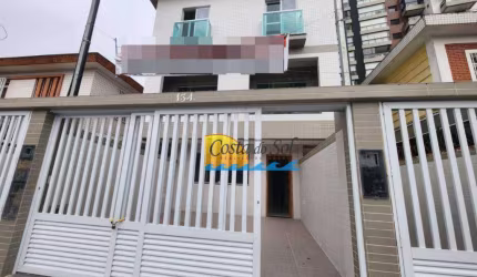 Casa com 3 dormitórios à venda, 92 m² por R$ 850.000,00 - Aparecida - Santos/SP