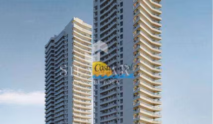 Apartamento com 3 dormitórios à venda, 224 m² por R$ 3.400.000,00 - Gonzaga - Santos/SP