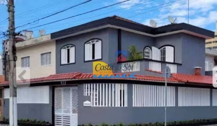 Sobrado com 3 dormitórios para alugar, 130 m² por R$ 7.500,00/mês - Ocian - Praia Grande/SP
