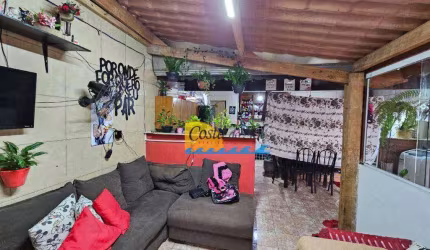 Casa com 3 dormitórios à venda, 105 m² por R$ 480.000,00 - Tude Bastos (Sítio do Campo) - Praia Grande/SP