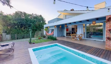 Casa em condomínio fechado com 3 quartos à venda na Ver. Laudelino Antônio Teixeira, 10000, Ibiraquera, Garopaba, 180 m2 por R$ 1.990.000