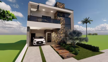Casa à venda em Sorocaba, Cajuru do Sul, com 3 quartos, com 186.39 m²