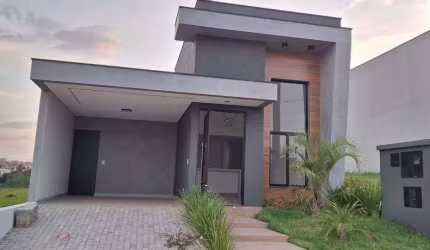 Casa à venda em Sorocaba, Wanel Ville, com 3 suítes, com 140 m², Condomínio Villagio Wanel