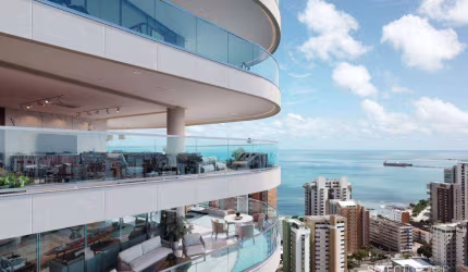 Manabu, Apartamento, 355m², 4 quartos, Meireles, Fortaleza /CE.